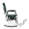 Fotel barberski Gabbiano President zielony